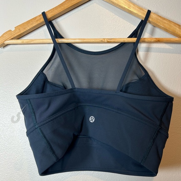 Lululemon Adore Your Core Bra Size 4  Navy Blue Nocturnal Teal - Picture 4 of 6